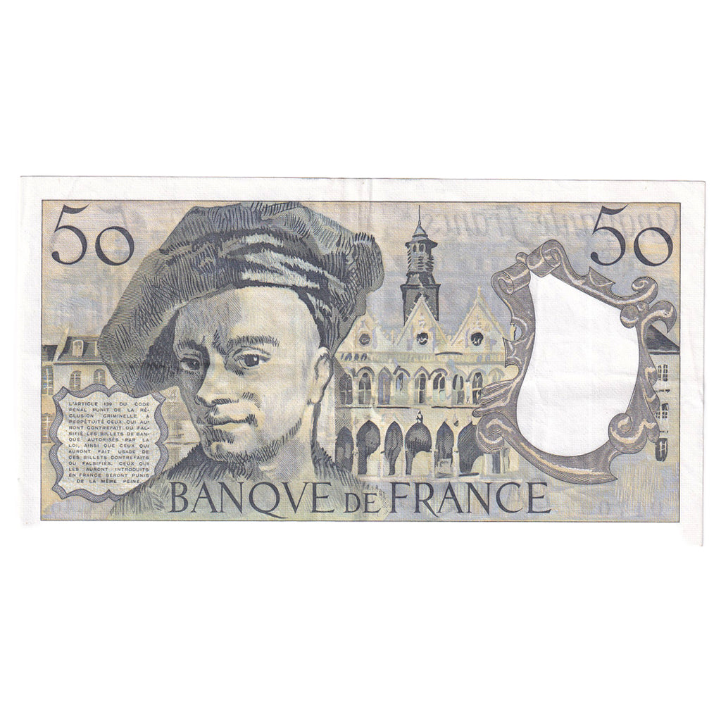 Frankreich, 50 Francs, Quentin de La Tour, 1986, X.46, SS, Fayette:67.12