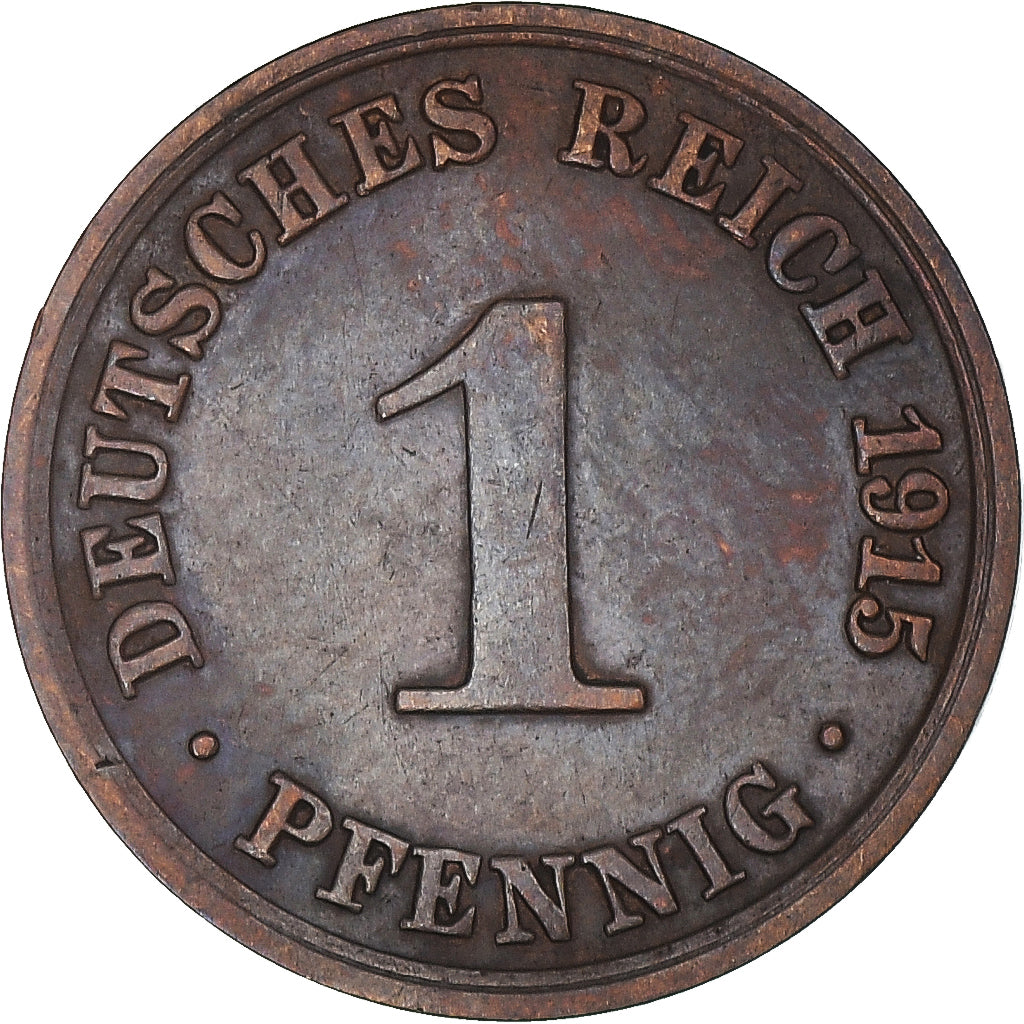 Moneta, NIEMCY - IMPERIUM, Pfennig, 1915