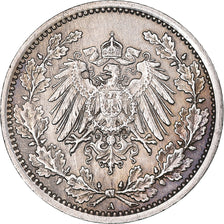 Moneda, Alemania, 1/2 Mark, 1918