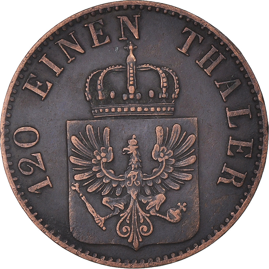 Coin, German States, 3 Pfennig, 1865
