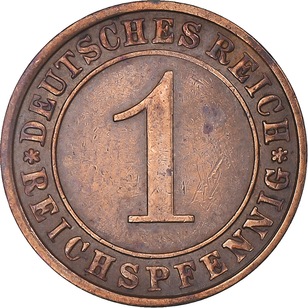 Coin, Germany, Reichspfennig, 1927