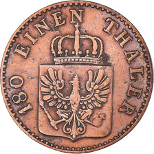 Coin, German States, 2 Pfennig, 1858