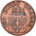 Coin, German States, 2 Pfennig, 1858