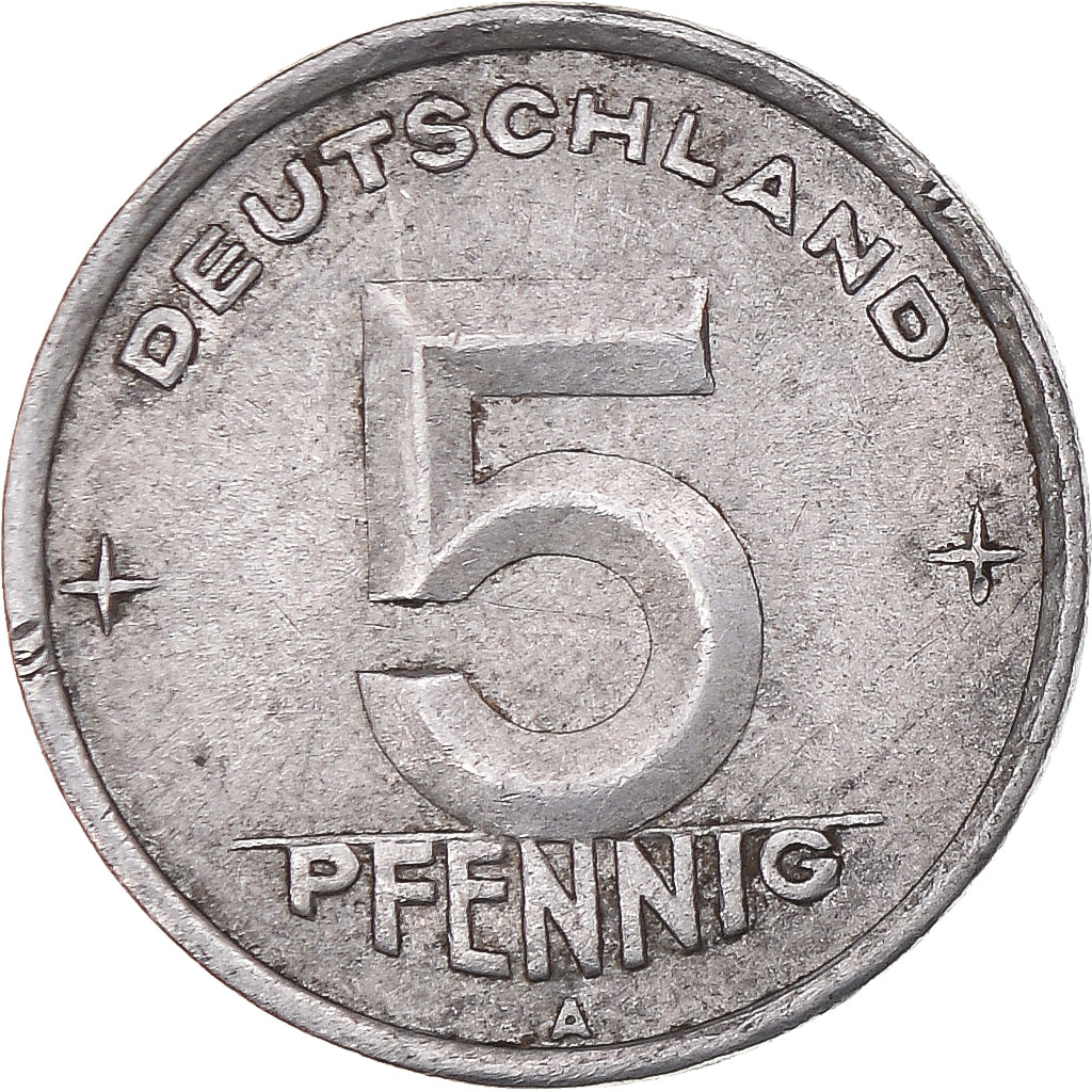 Moneta, NIEMCY - NRD, 5 Pfennig, 1948