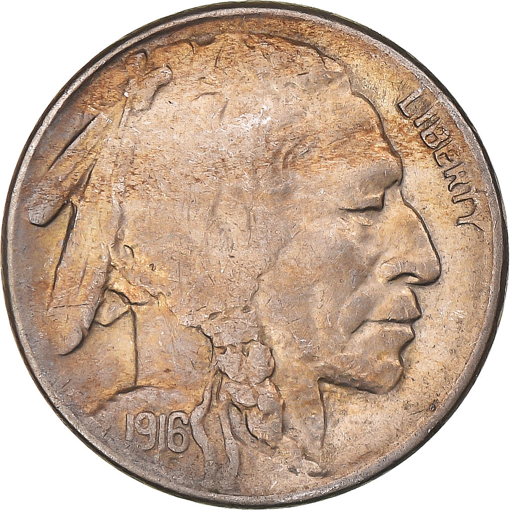Coin, United States, 5 Cents, 1916