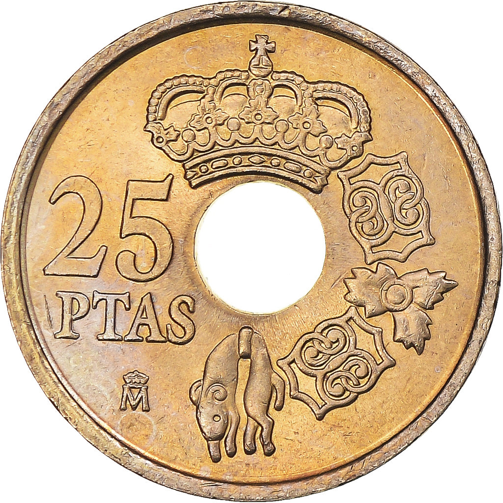 Coin, Spain, 25 Pesetas, 2001
