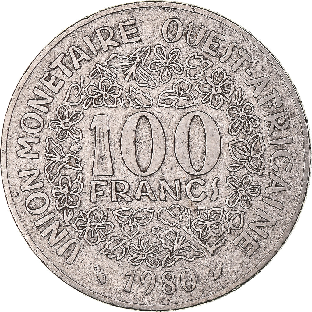 Münze, West African States, 100 Francs, 1980