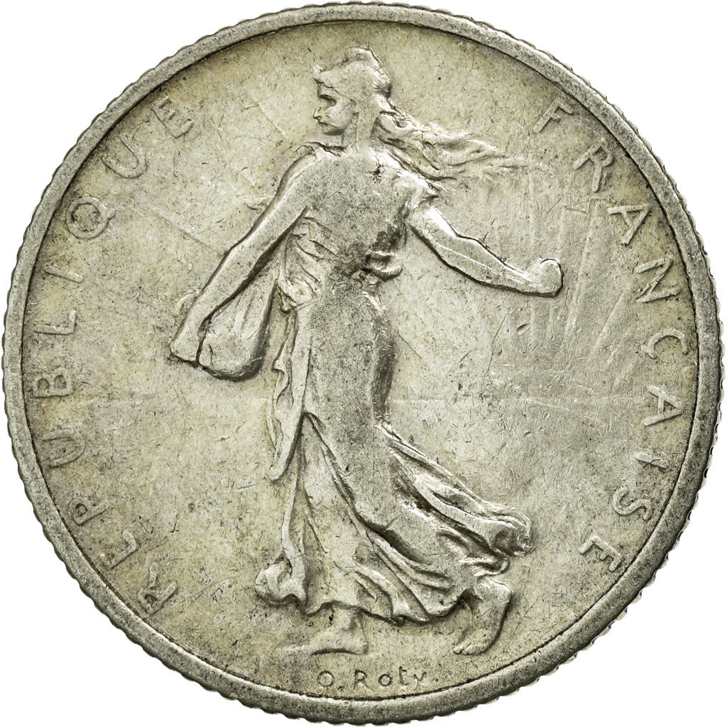 Coin, France, Semeuse, Franc, 1904, Paris, VF(30-35), Silver, KM:844.1