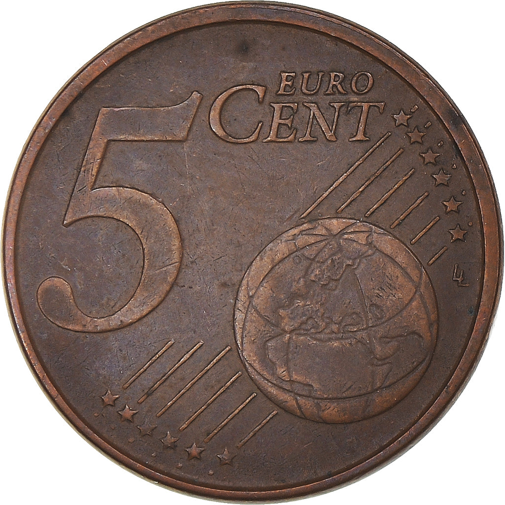 Moneda, Italia, 5 Euro Cent, 2002