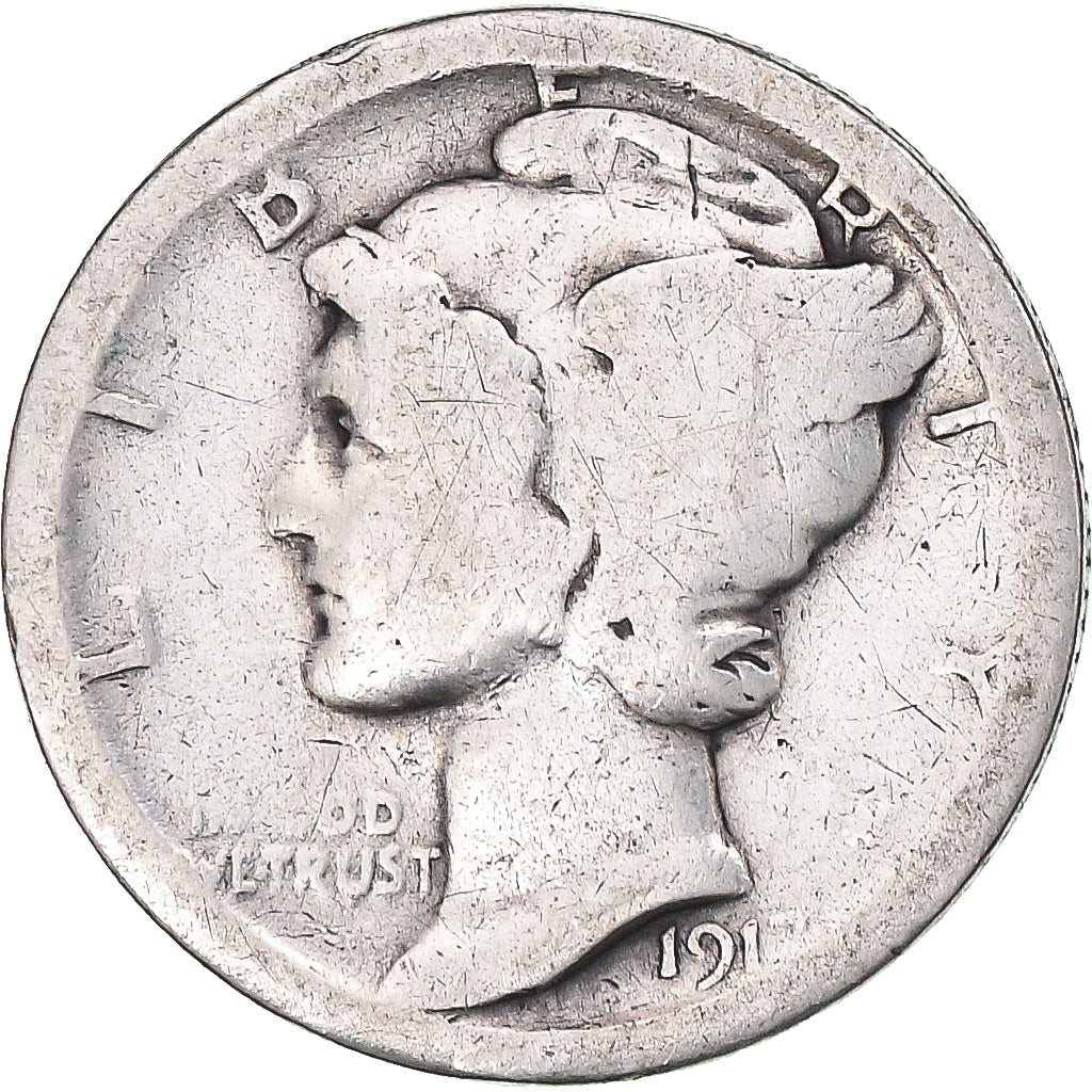 Moneta, Stati Uniti, Dime, 1917