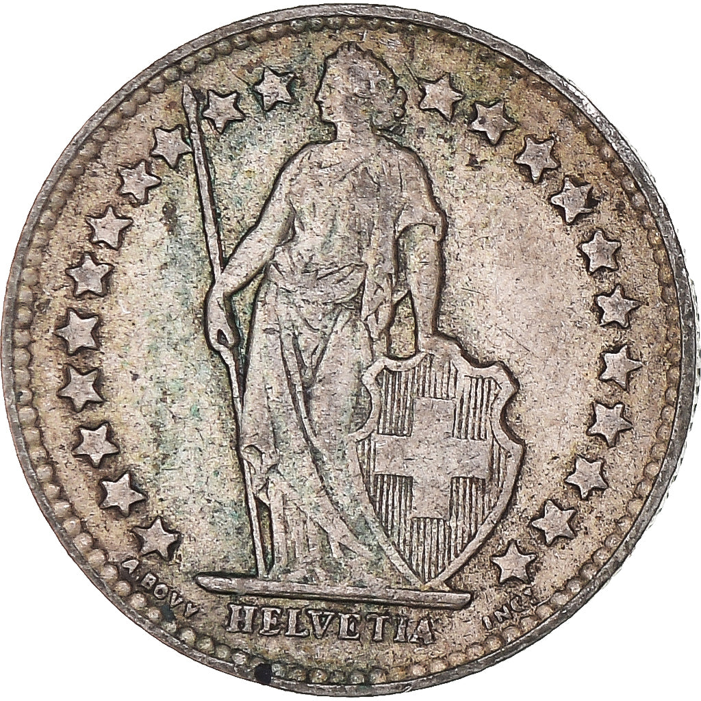 Moneta, Svizzera, 1/2 Franc, 1950