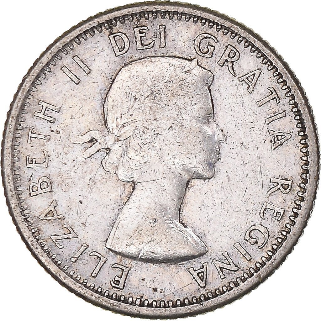 Moneta, Canada, 10 Cents, 1961