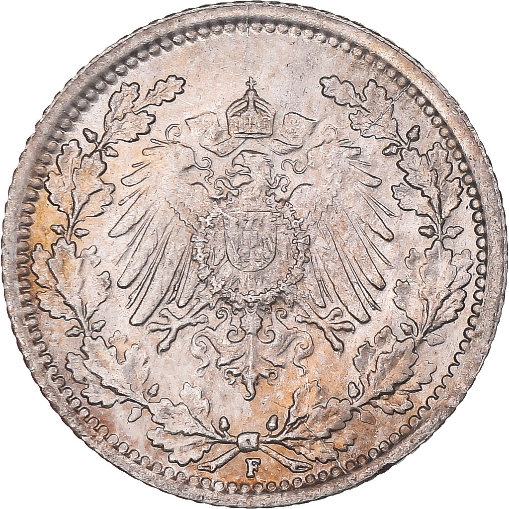 Coin, Germany, 1/2 Mark, 1918