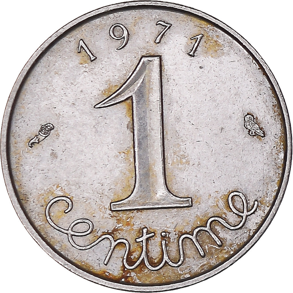 Coin, France, Centime, 1971