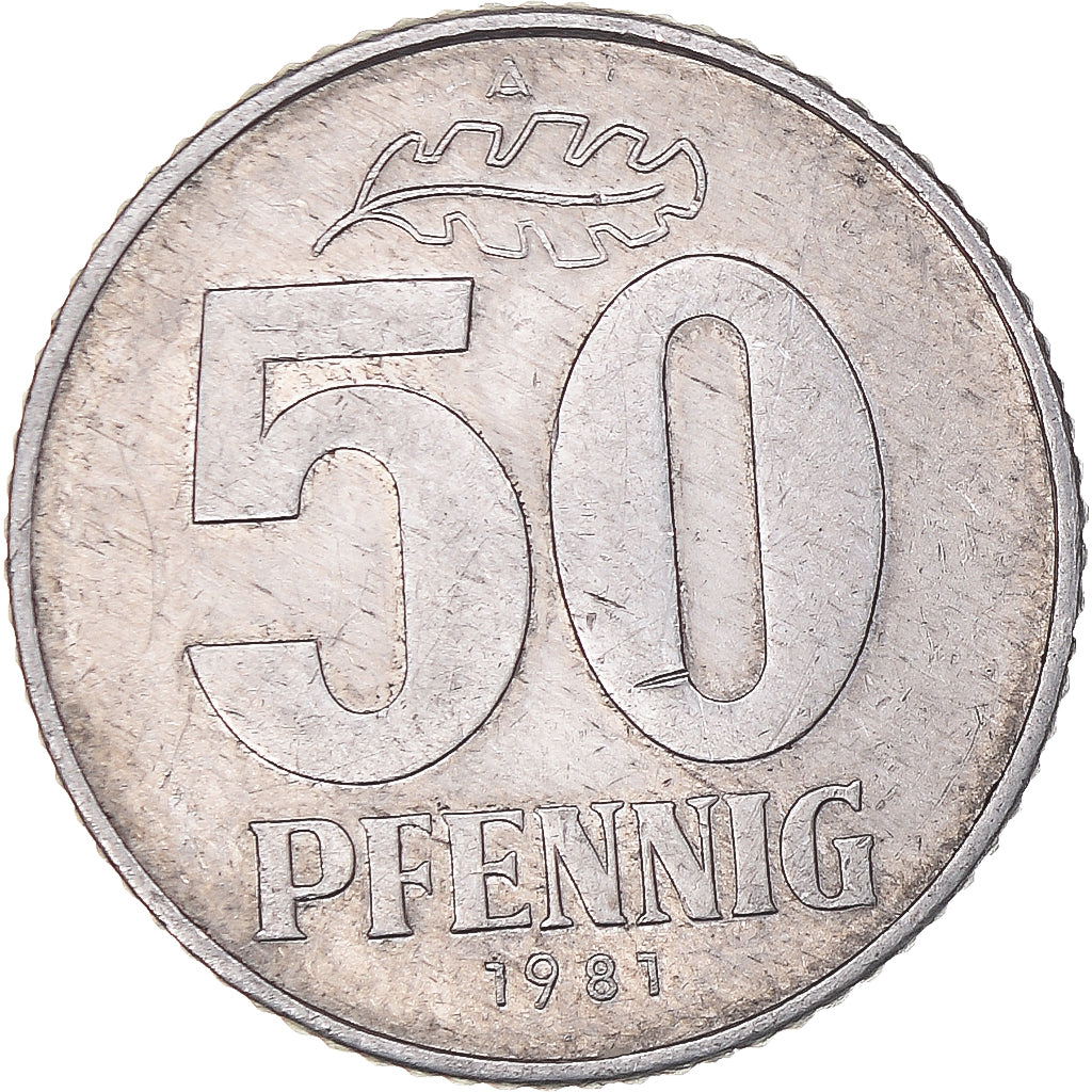 Coin, GERMAN-DEMOCRATIC REPUBLIC, 50 Pfennig, 1981