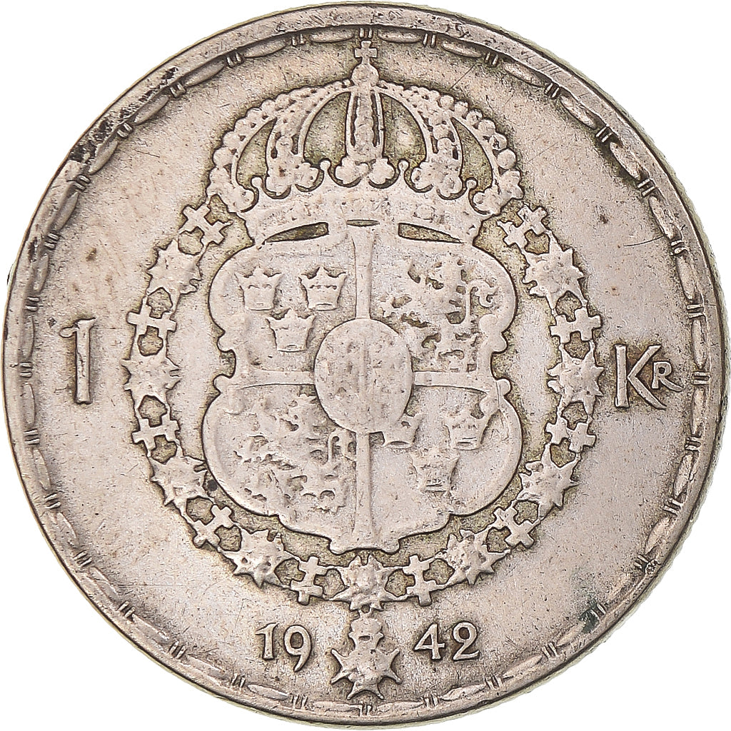 Monnaie, Suède, Krona, 1942