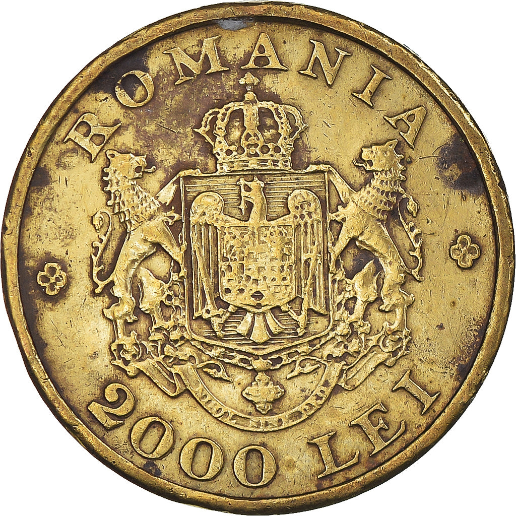Coin, Romania, 2000 Lei, 1946