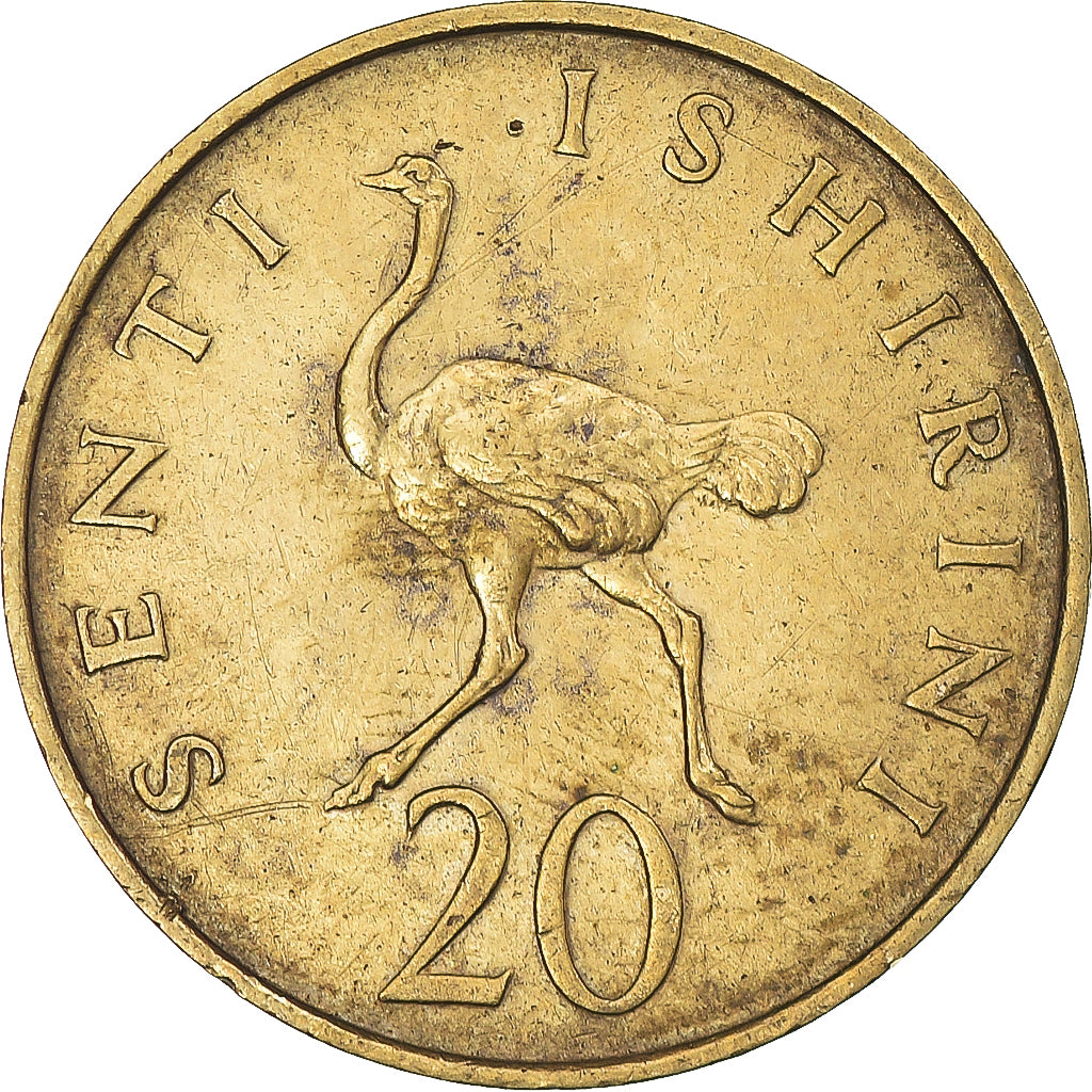 Moneda, Tanzania, 20 Senti, 1966