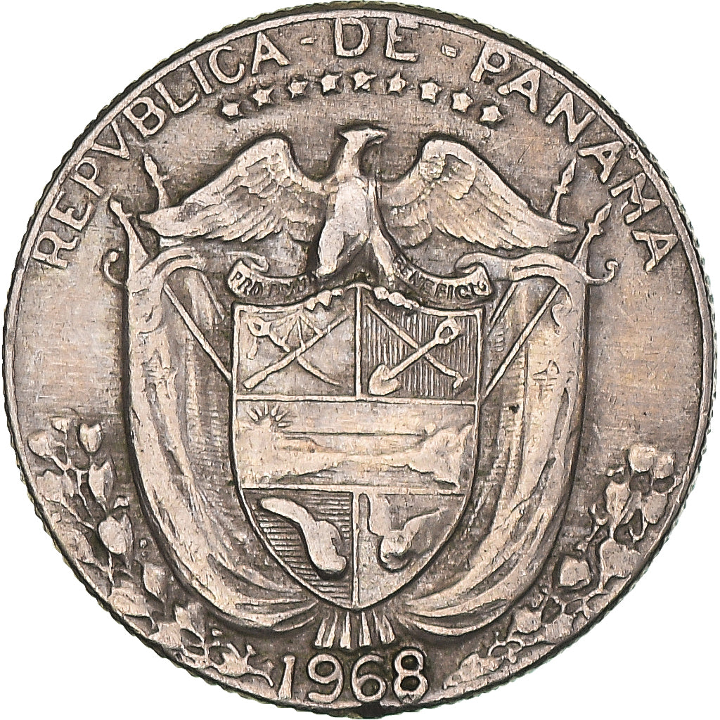 Coin, Panama, 1/10 Balboa, 1968