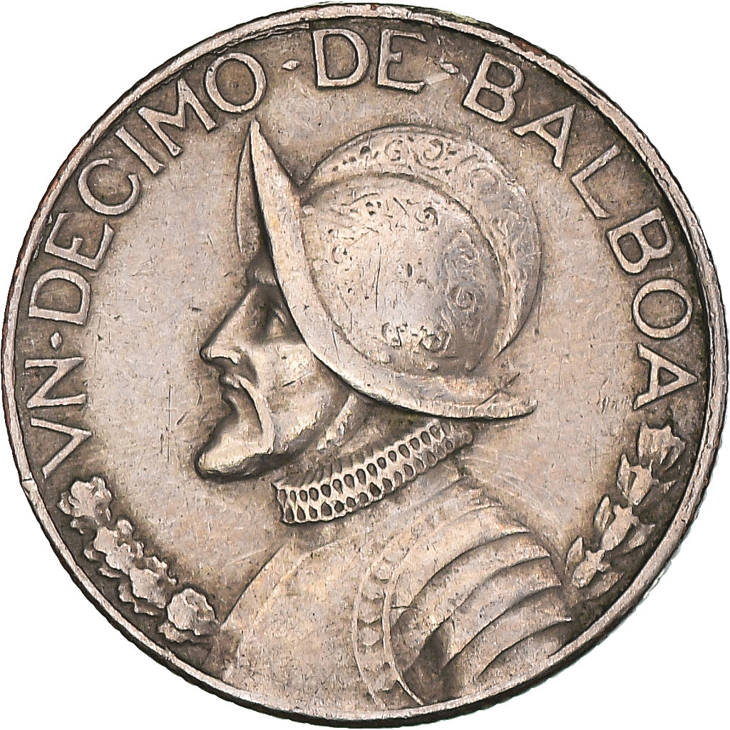 Coin, Panama, 1/10 Balboa, 1968