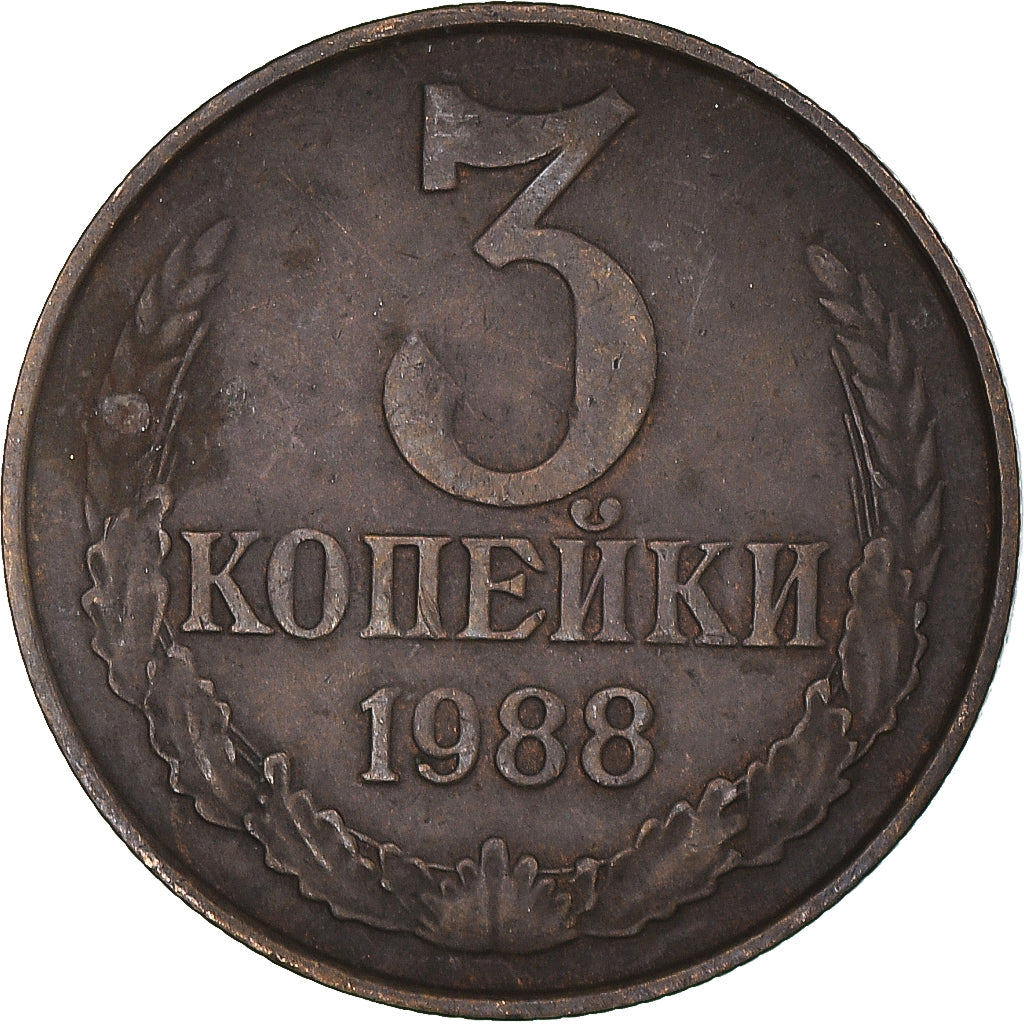 Münze, Russland, 3 Kopeks, 1988