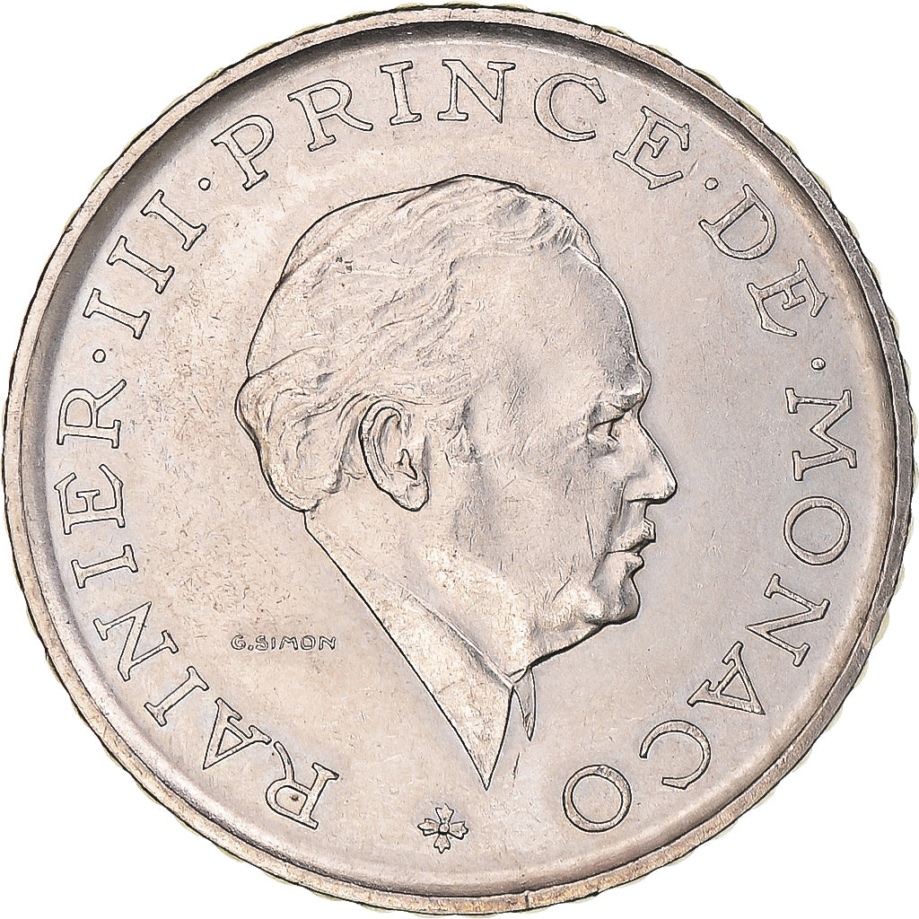 Coin, Monaco, 2 Francs, 1981