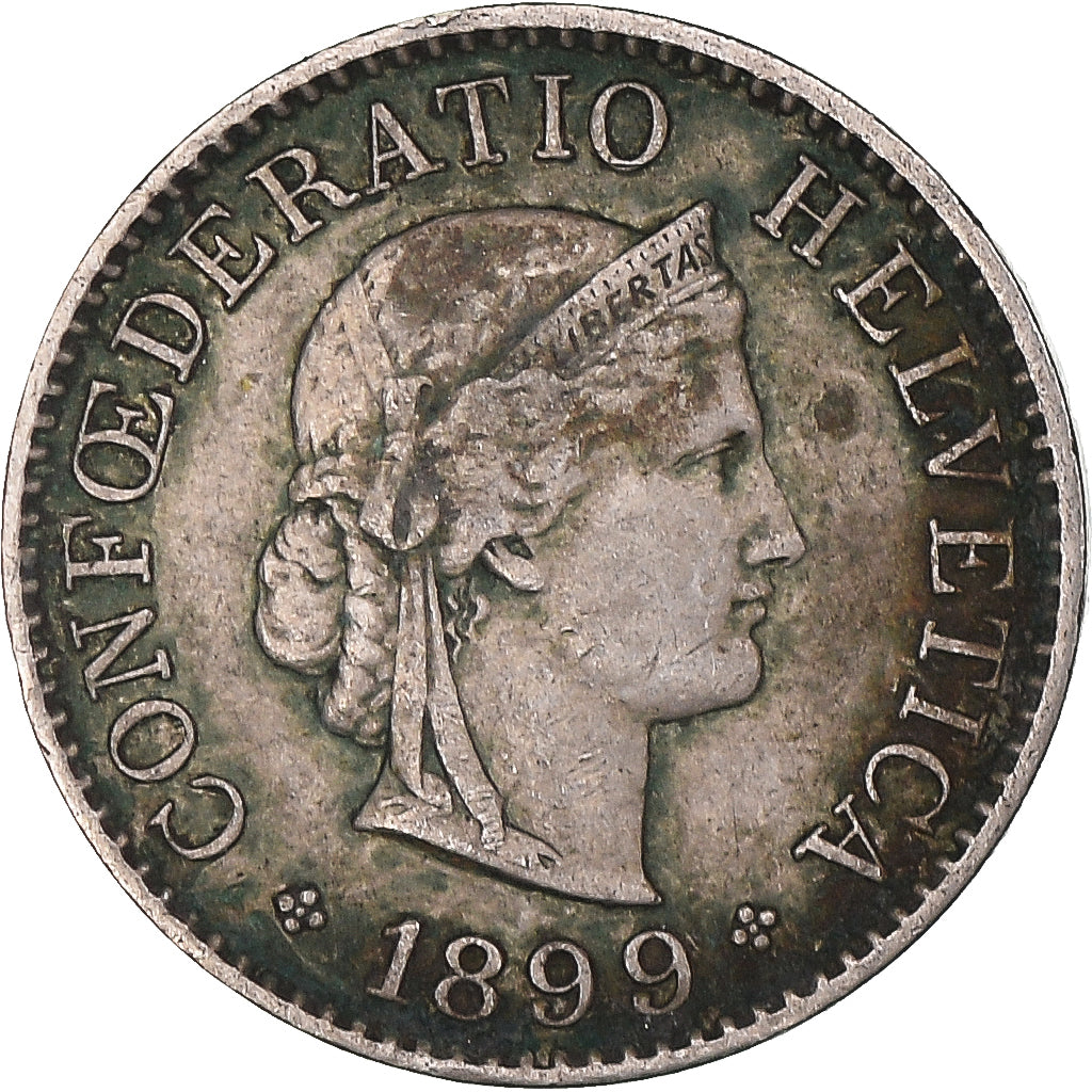 Coin, Switzerland, 5 Rappen, 1899