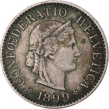 Coin, Switzerland, 5 Rappen, 1899