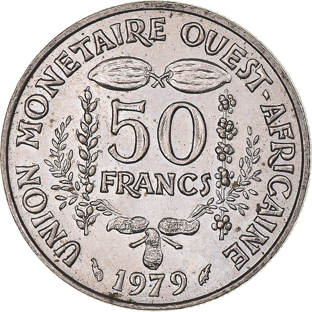 Moneda, Estados del África Occidental, 50 Francs, 1979
