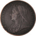 Coin, Great Britain, Farthing, 1901