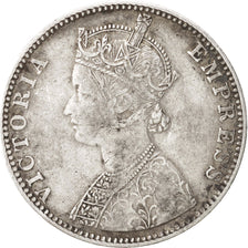 INDIA-BRITISH, Victoria, Rupee, 1901, EF(40-45), Silver, KM:492