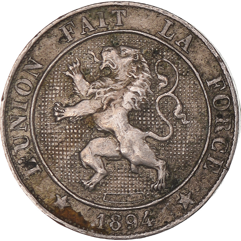 Coin, Belgium, 5 Centimes, 1894