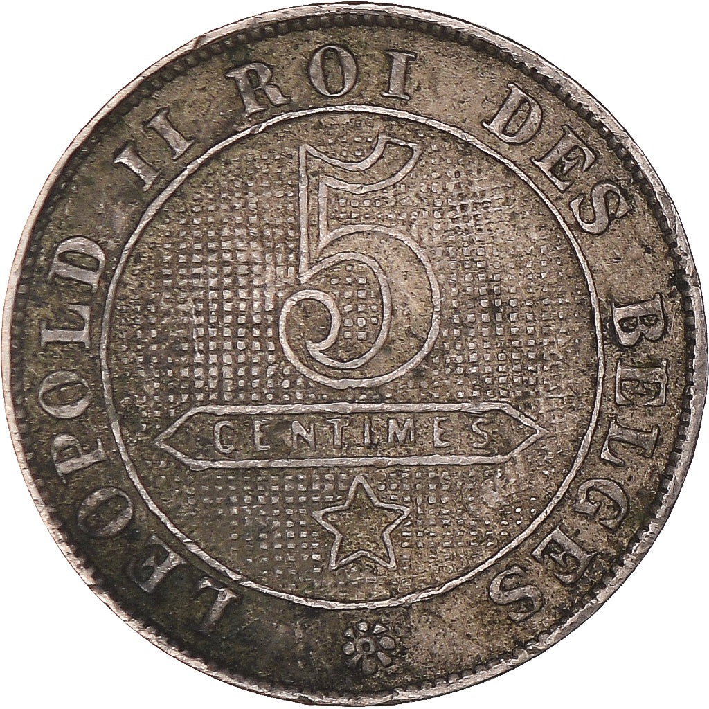 Coin, Belgium, 5 Centimes, 1894