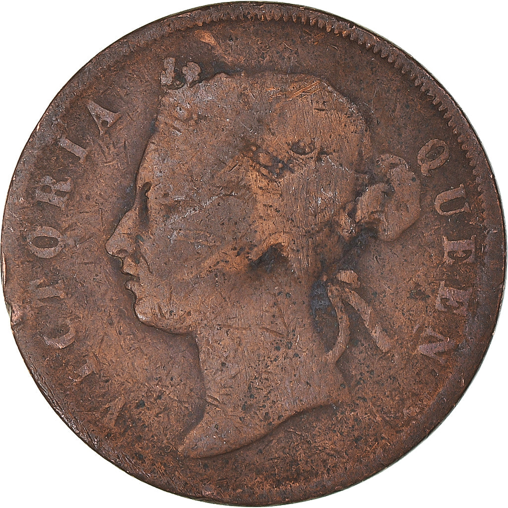 Coin, Malaysia, 1 Cent, 1883