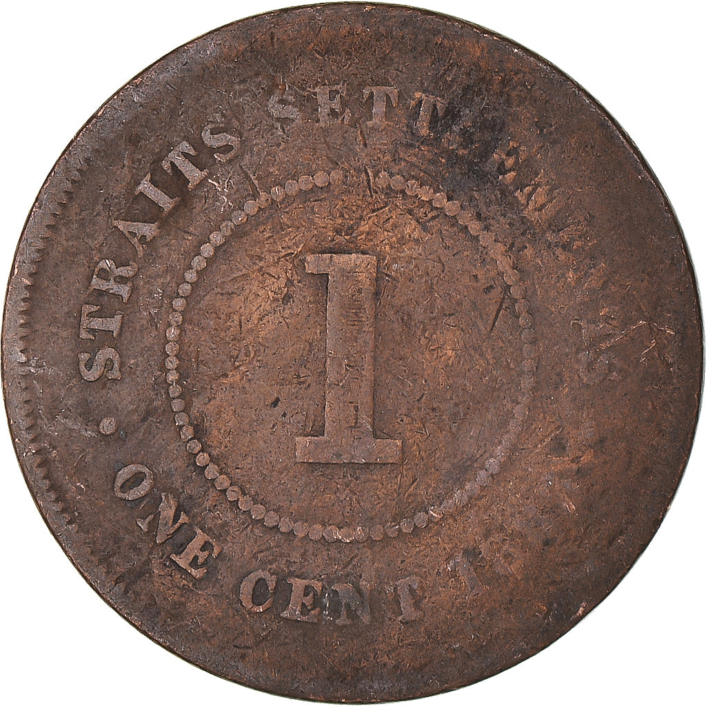Coin, Malaysia, 1 Cent, 1883