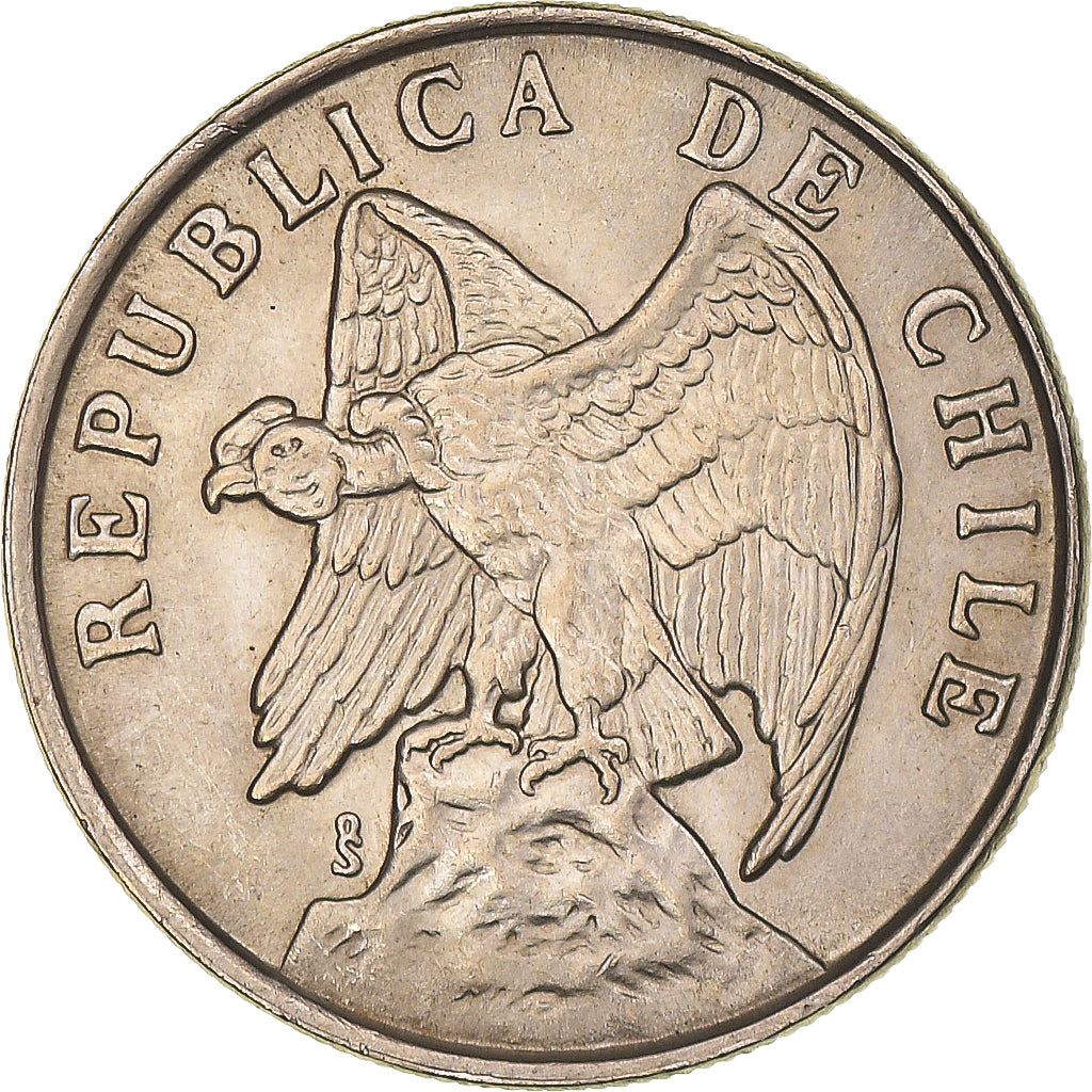 Monnaie, Chili, 50 Centavos, 1975