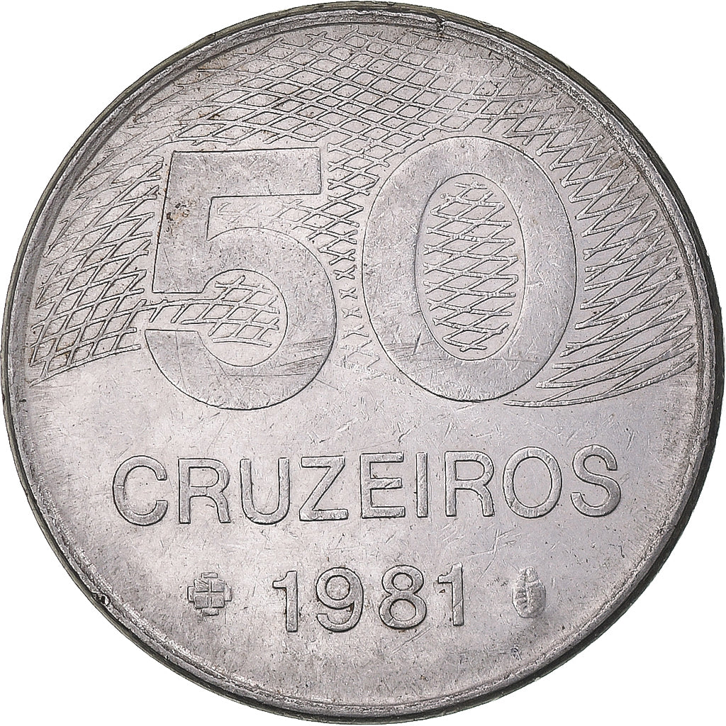 Monnaie, Brésil, 50 Cruzeiros, 1981