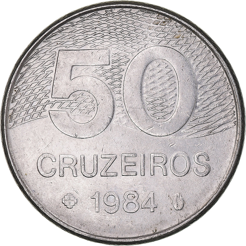 Monnaie, Brésil, 50 Cruzeiros, 1984