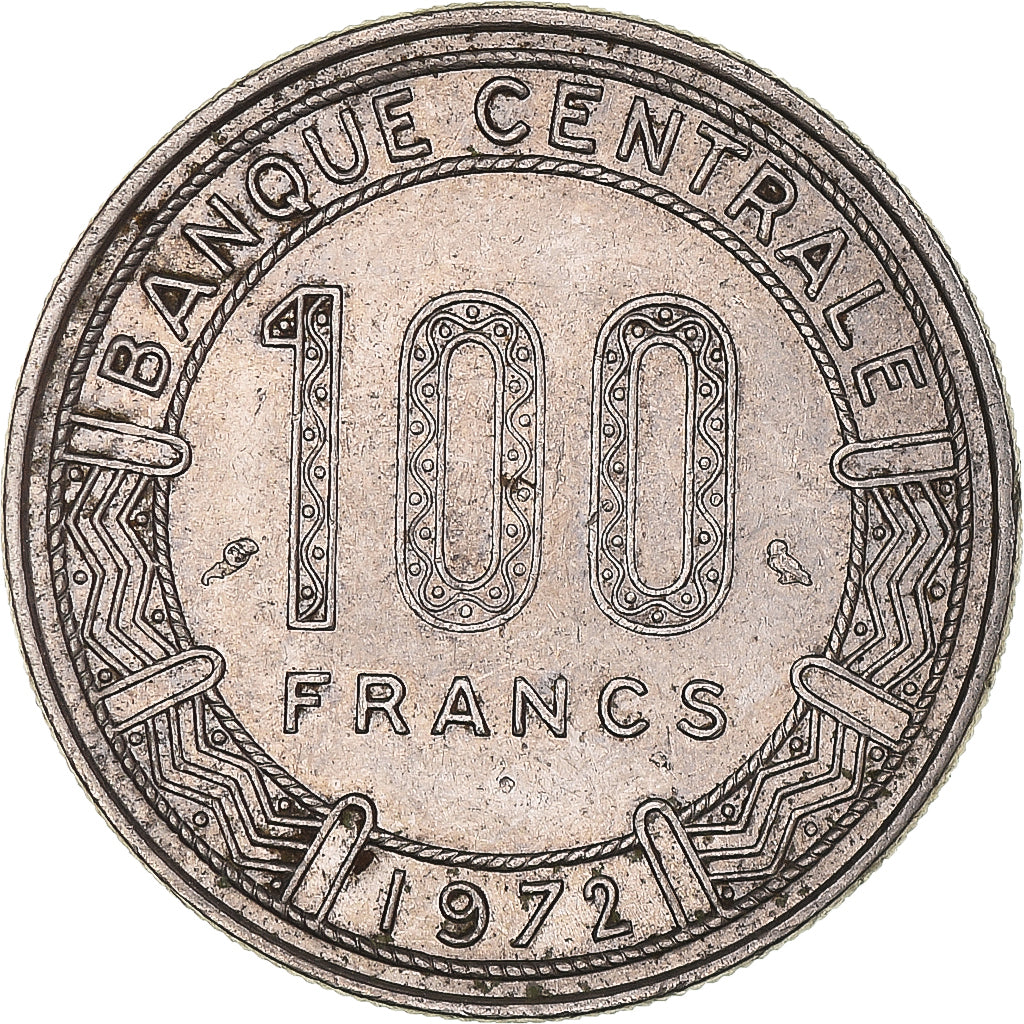 Coin, Congo, 100 Francs, 1972