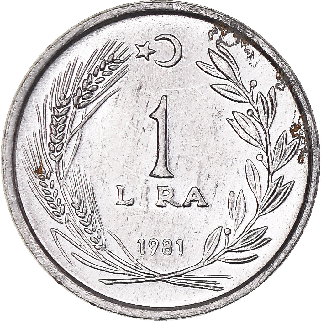 Moeda, Turquia, Lira, 1981
