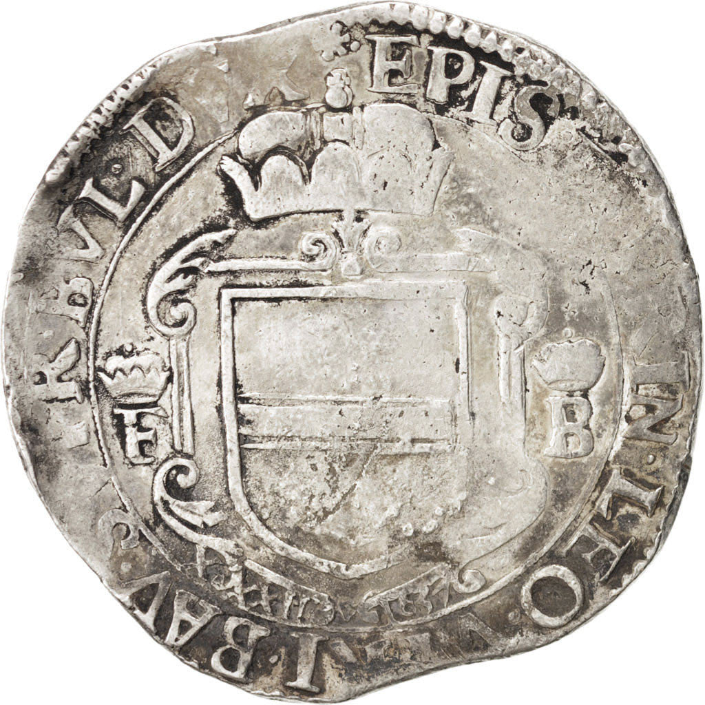 LIEGE, Ferdinand, Daler Of 30 Patards, 1637, Liege, VF(20-25), Silver, KM:60.4