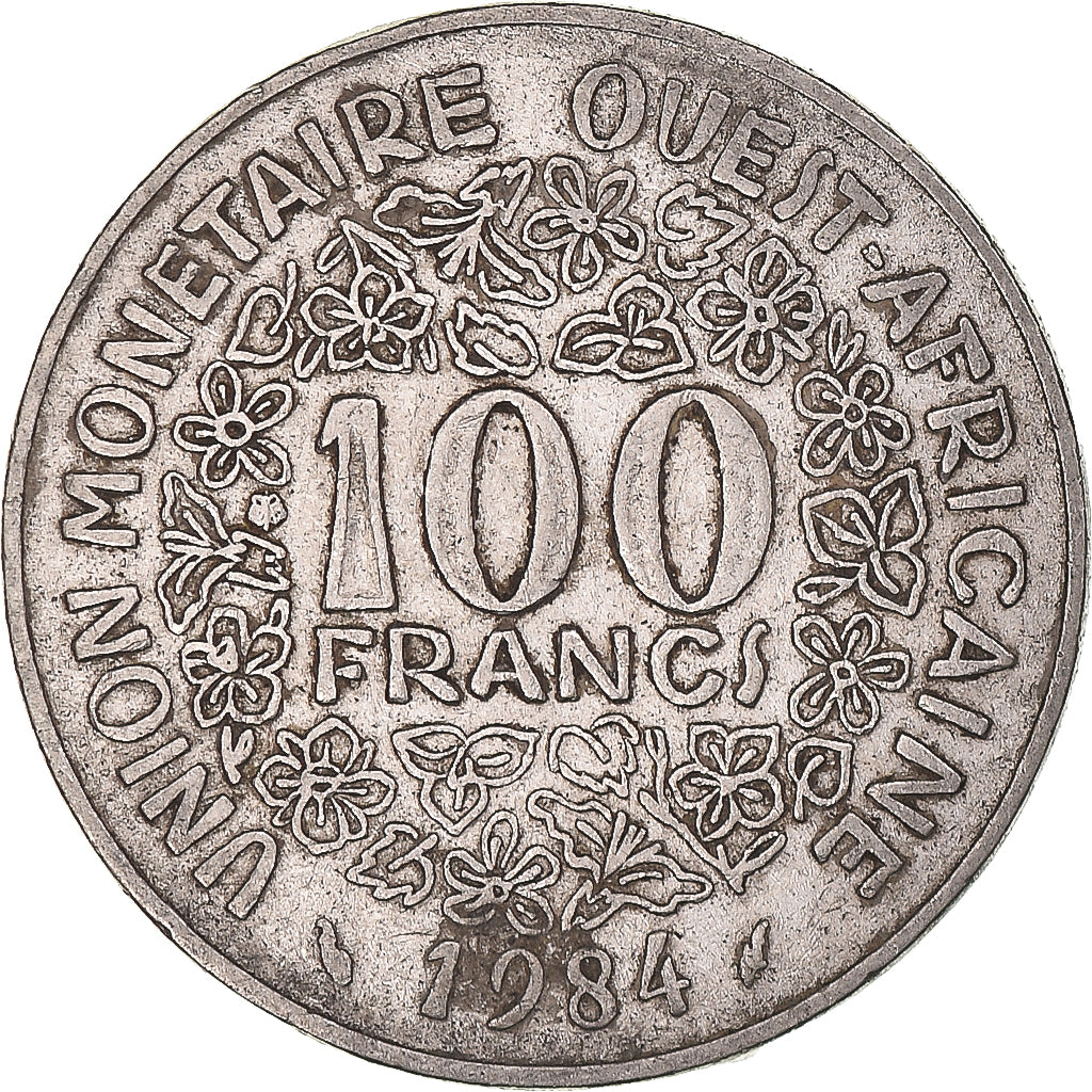 Münze, West African States, 100 Francs, 1984