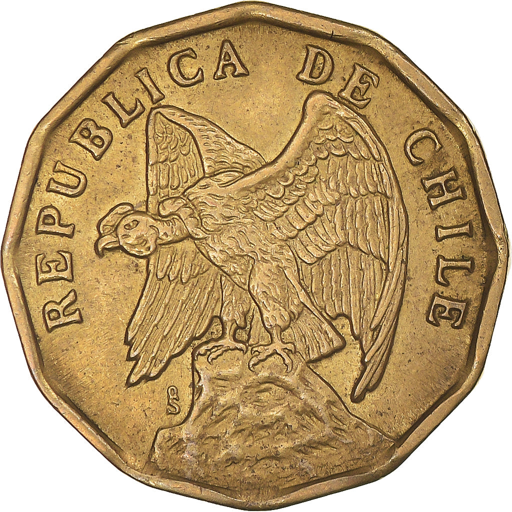 Moneda, Chile, 10 Centavos, 1975