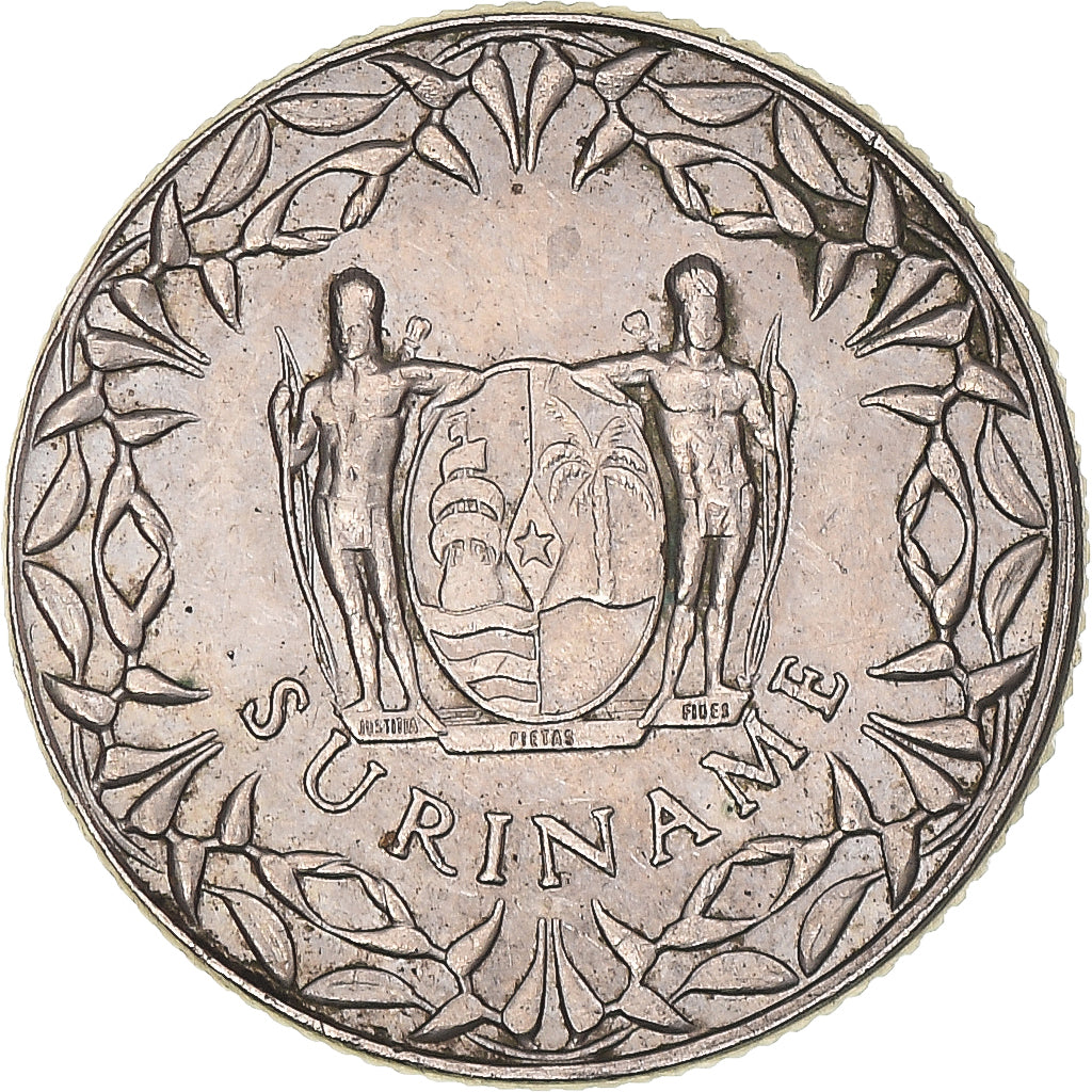 Moeda, Suriname, 25 Cents, 1972