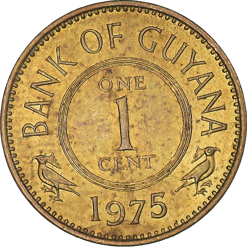Coin, Guyana, Cent, 1975
