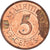 Coin, Mauritius, 5 Cents, 2005
