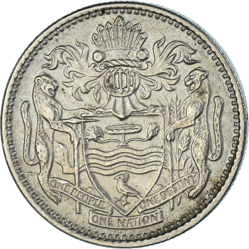 Coin, Guyana, 10 Cents, 1974