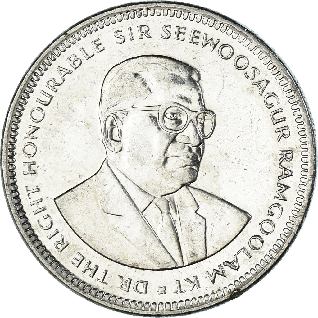 Coin, Mauritius, 1/2 Rupee, 2004