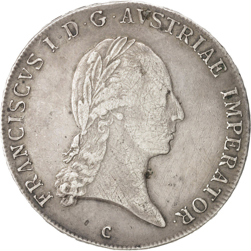 Austria, Franz II (I), Thaler, 1824 C, EF(40-45), Silver, KM:2162