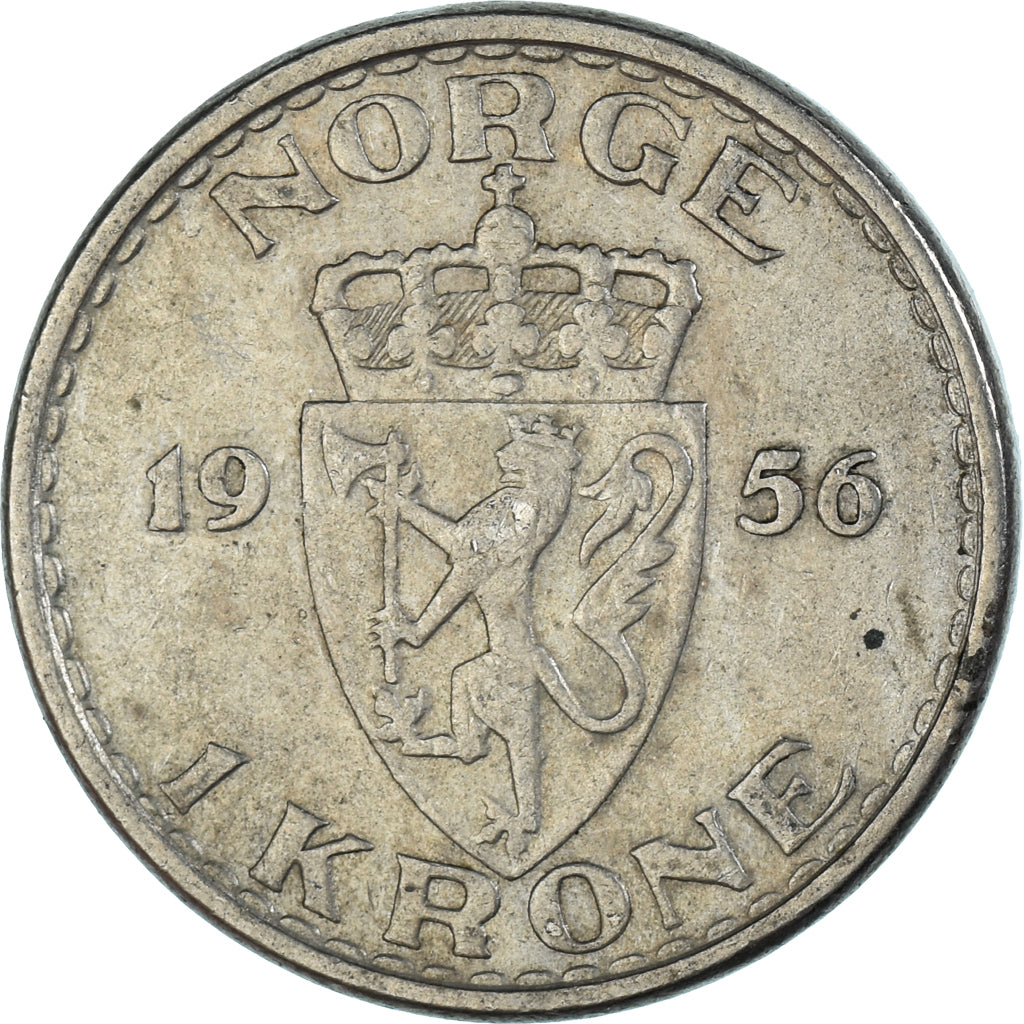 Moneta, Norwegia, Krone, 1956